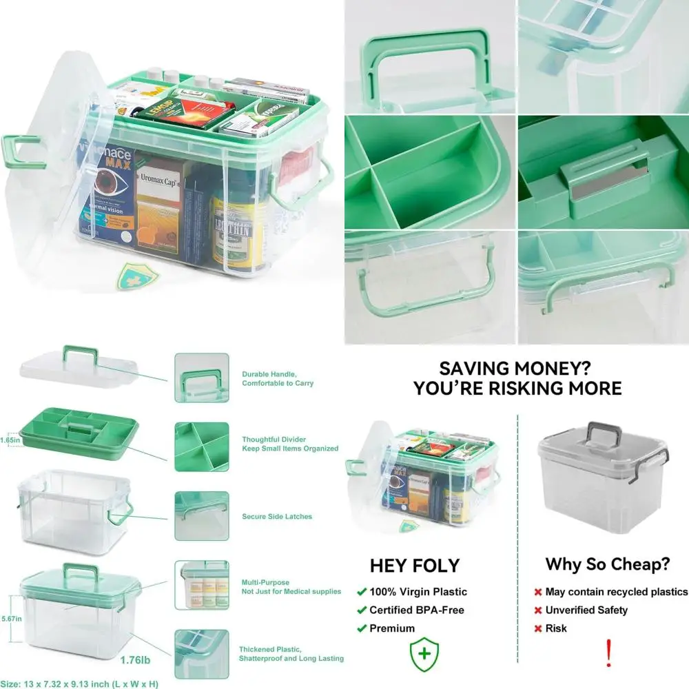 15-Qt Large Plastic… - image