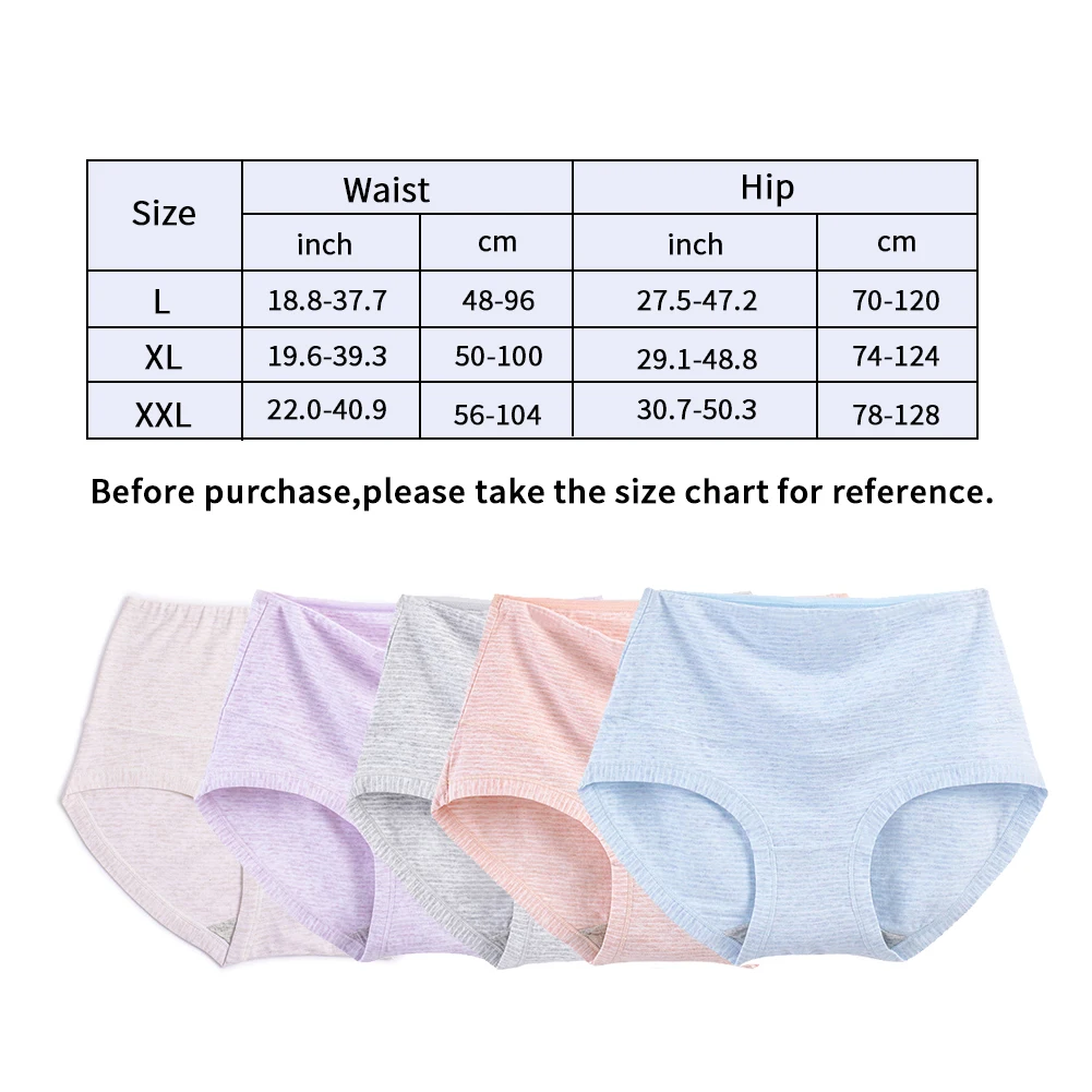 3pcs/set Women's Originals Underwear, Breathable Stretch Cotton Soft Panties Lingerie Comfortable Female Girl Briefs