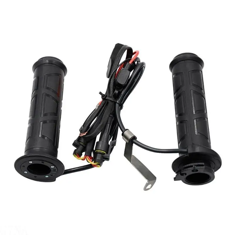 G7NA Electric Hot Hand Grips, 1 Pair 22mm 7/8'' Adjustable Electric Heated Hand Grips