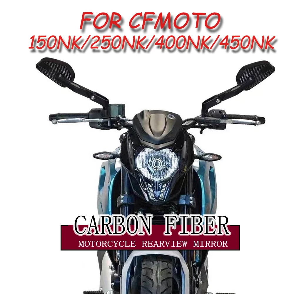 

Motorcycle rearview mirrors Rearview Side Mirror Foldable mirrors rod anti-glare mirrors FOR CFMOTO 150NK 250NK 400NK 450NK 800