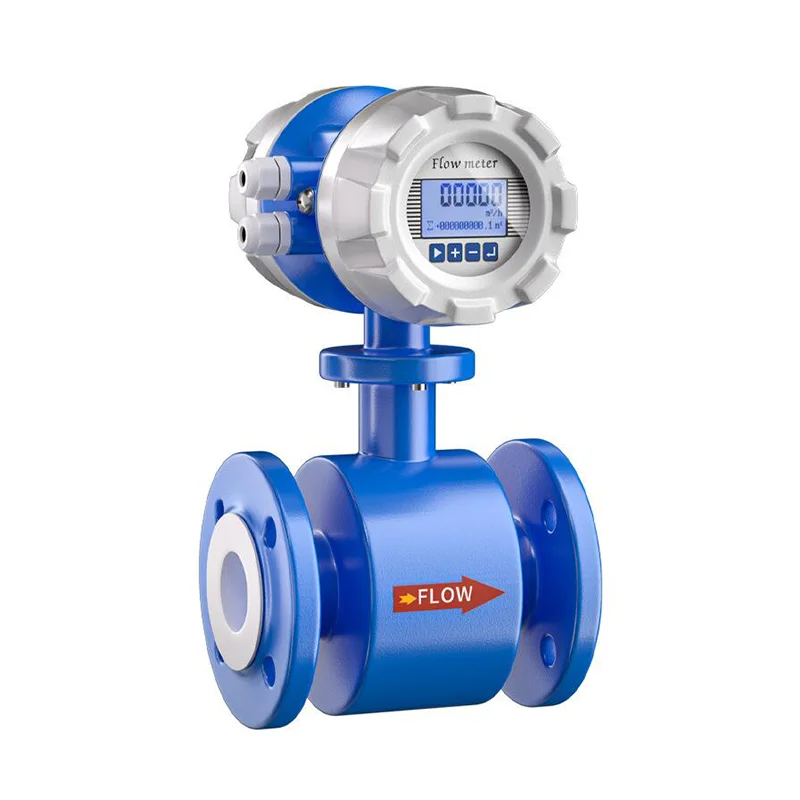 Magnetic Flowmeter Intelligent Flow Meter DN50 Slurry Sewage Liquid Water Pipeline LDG Integrated Electromagnetic Flow Meter