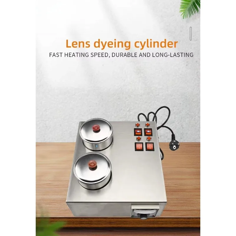 Wholesale Price DM-1with Temperature Two-cylinder Lens Dyeing Machine Optical Auto Lens Tinting Machine