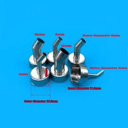 high quality 4mm/5mm/6mm/8mm/10mm/12mm 45 Degrees Nozzle For QUICK 2008 858D 858A 705 858 861X Soldering Station Hot Air Gun