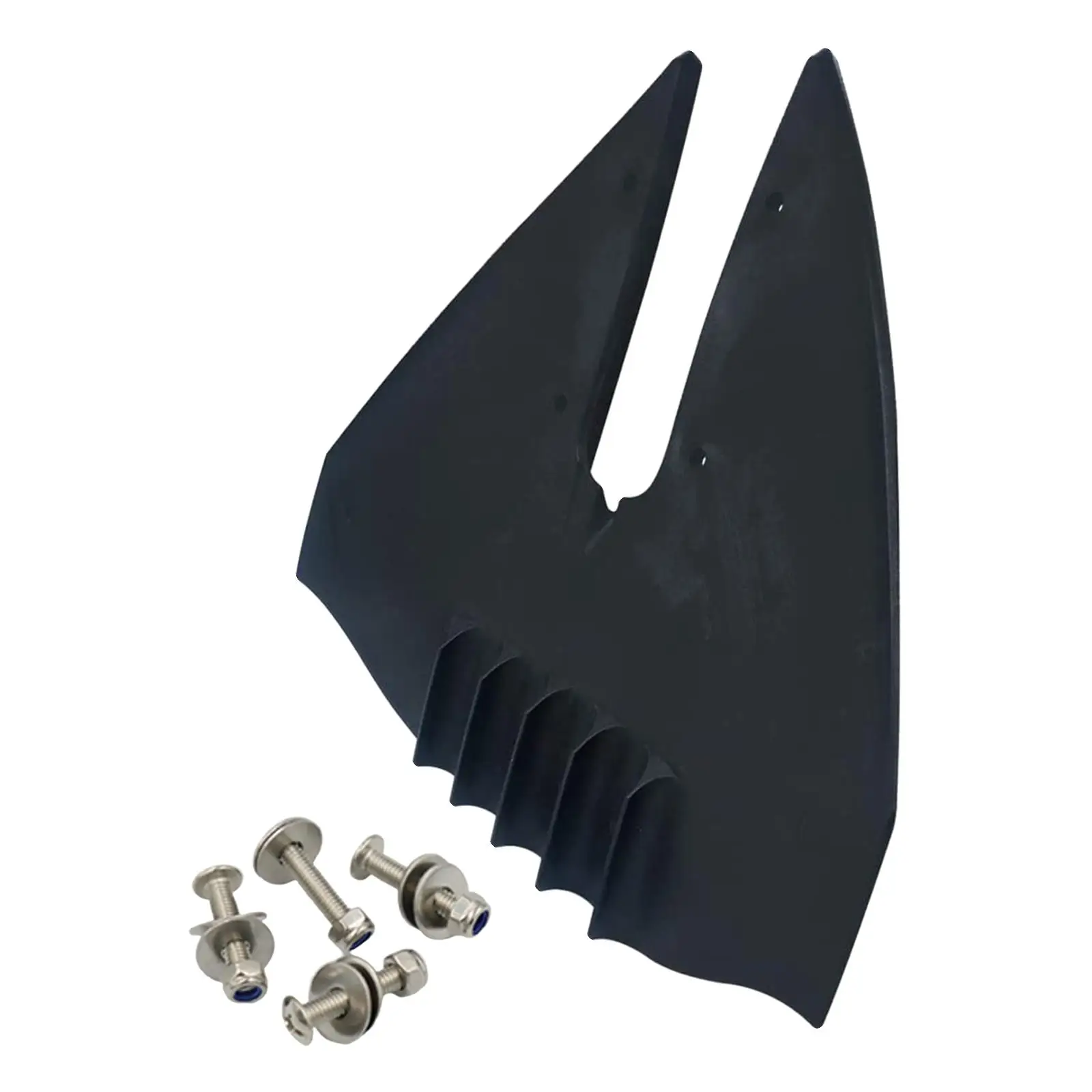 Hydrofoil Stabilizer Outdrive Molded Reduces Drag Black Hydro-Stabilizer Fit for Outboard 15-300