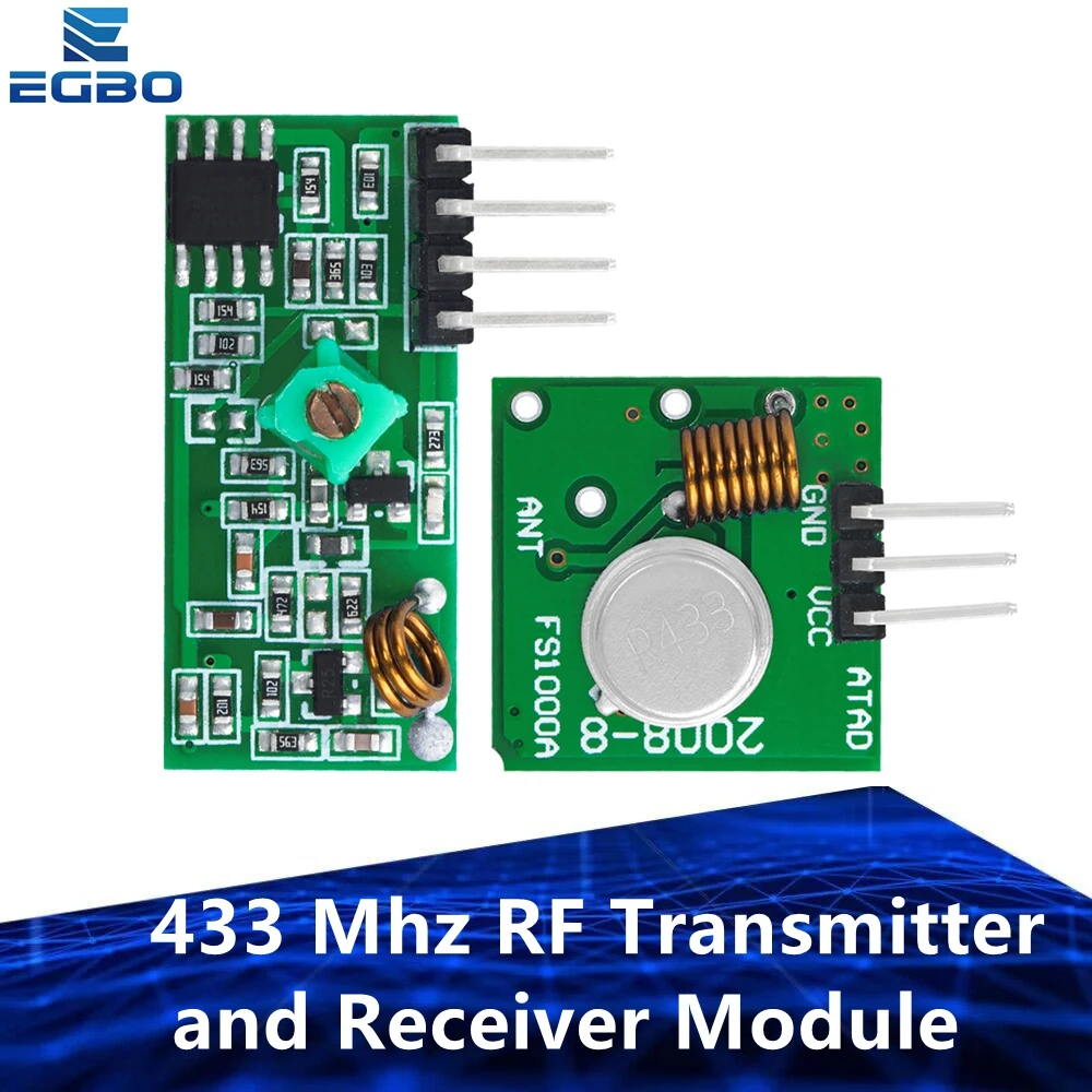 433 Mhz RF Transmitter and Receiver Module Link Kit for ARM/MCU WL DIY 433MHZ Wireless Remote Control for arduino Diy K0