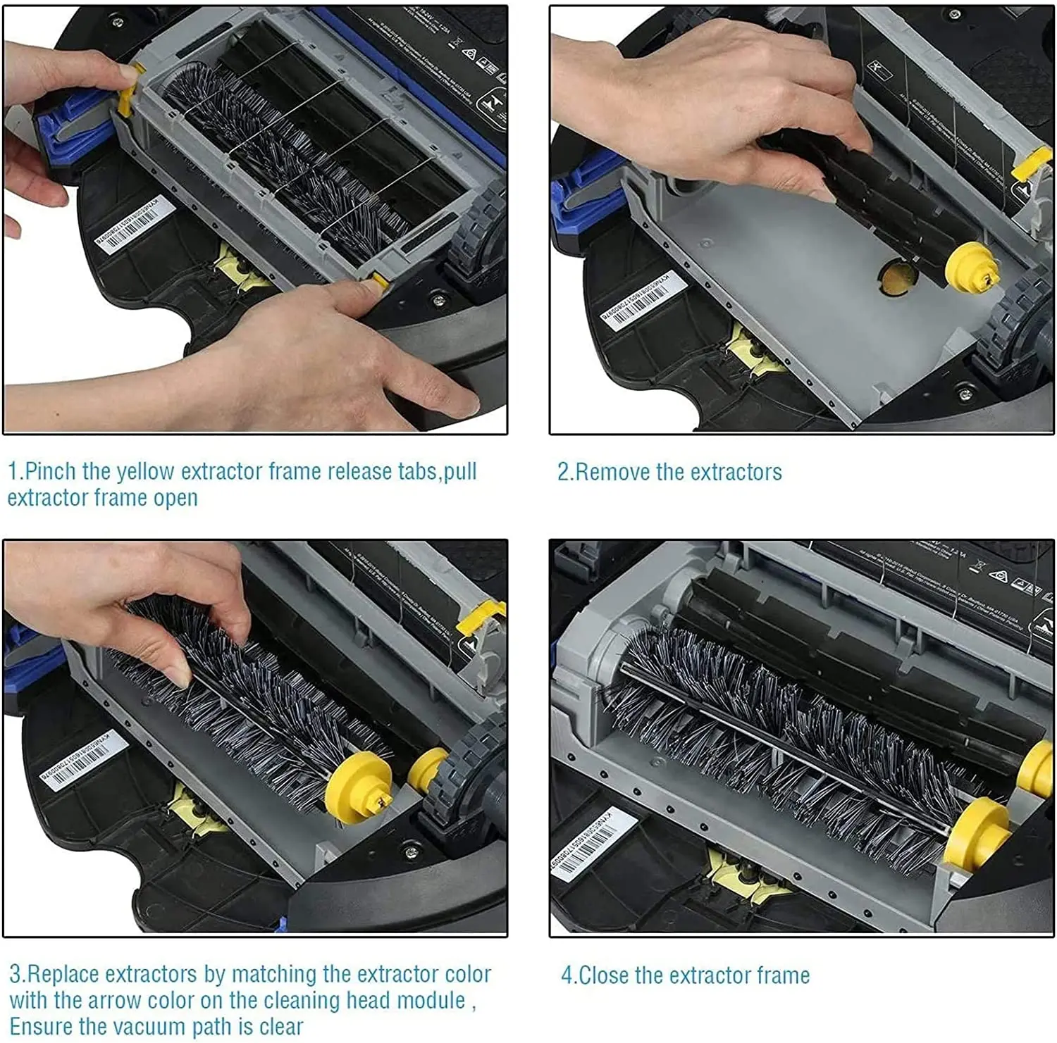 Bristle & Flexible iRobot Roomba 600 700 시리즈 690 670 660 651 650 630 614 595 585 564 552 760 770 780 진공 청소기