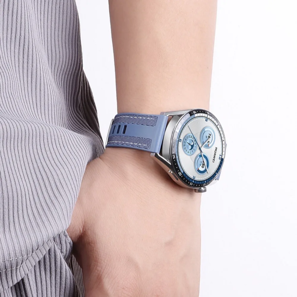 화웨이 워치 GT5 프로 46mm 밴드 스포츠 복합 소재 손목밴드 팔찌 GT4 GT3 GT2 GT5 액세서리용 공식 22mm 나일론 스트랩