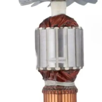 For Workshop Use Rotor Armature Electric Motor Core Tool Part For Chop Saws Metal Construction High Conductivity