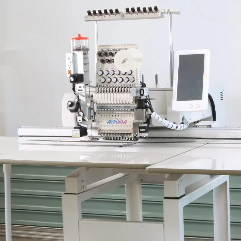 Computer Embroidery Machine Single Head Large Working Area China Factory Flat Embroidery Equipment