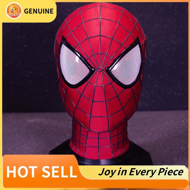 

Genuine In Stock The Amazing Spider-Man Mask Cosplay Toys Handmade Spider-Man Mask The Front Halloween Trendy Surprise Gifts