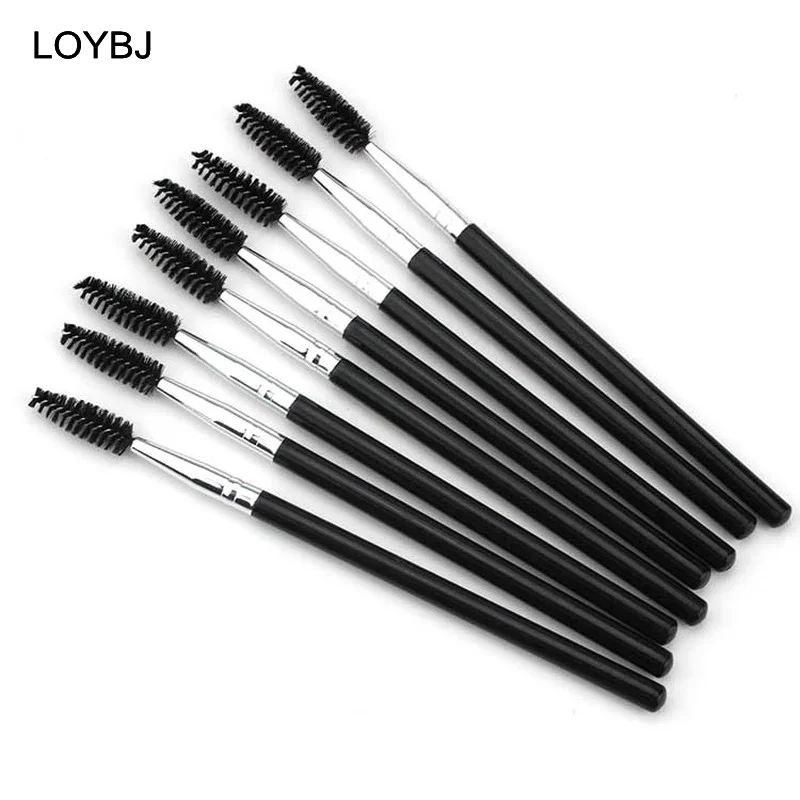 LOYBJ 2/5/10pcs Eyebrow Eyelash Makeup Brushes Set Cosmetic Lashes Mascara Eye Brow Cream Brush Beauty Brows Lash Make Up Tools