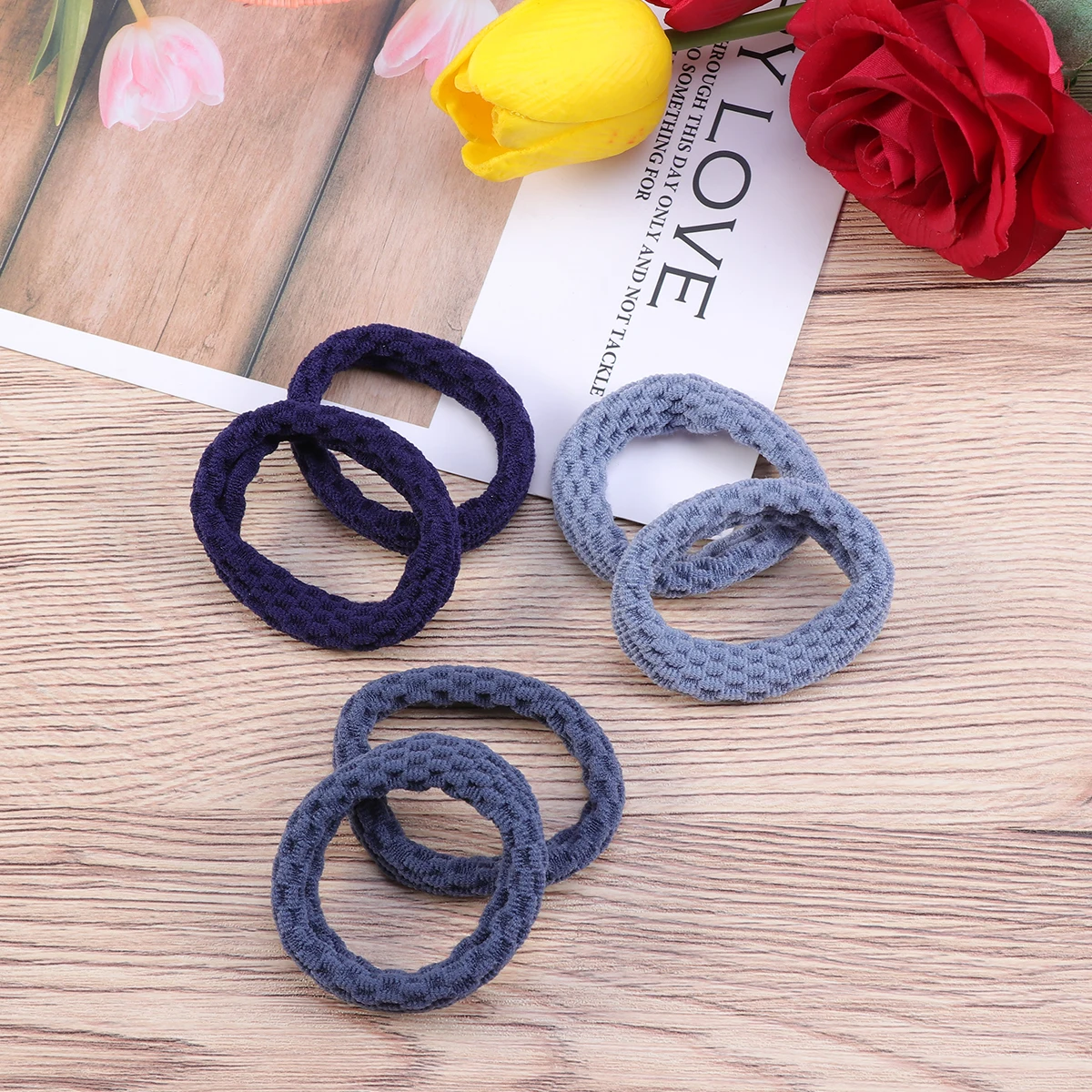 

20 Pcs Elastic Hair Bands Women Girls Ponytail Holders Various Colors Bright Fashion Accessories Non Damaging Elastic Secure