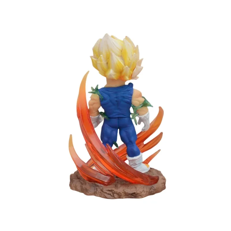 Drachen ball Vegeta Goku Broli Super Saiyan Mini GK PVC Statue Action Figur Schreibtisch Sammler Anime Modell Spielzeug Figuren Geschenk 9cm