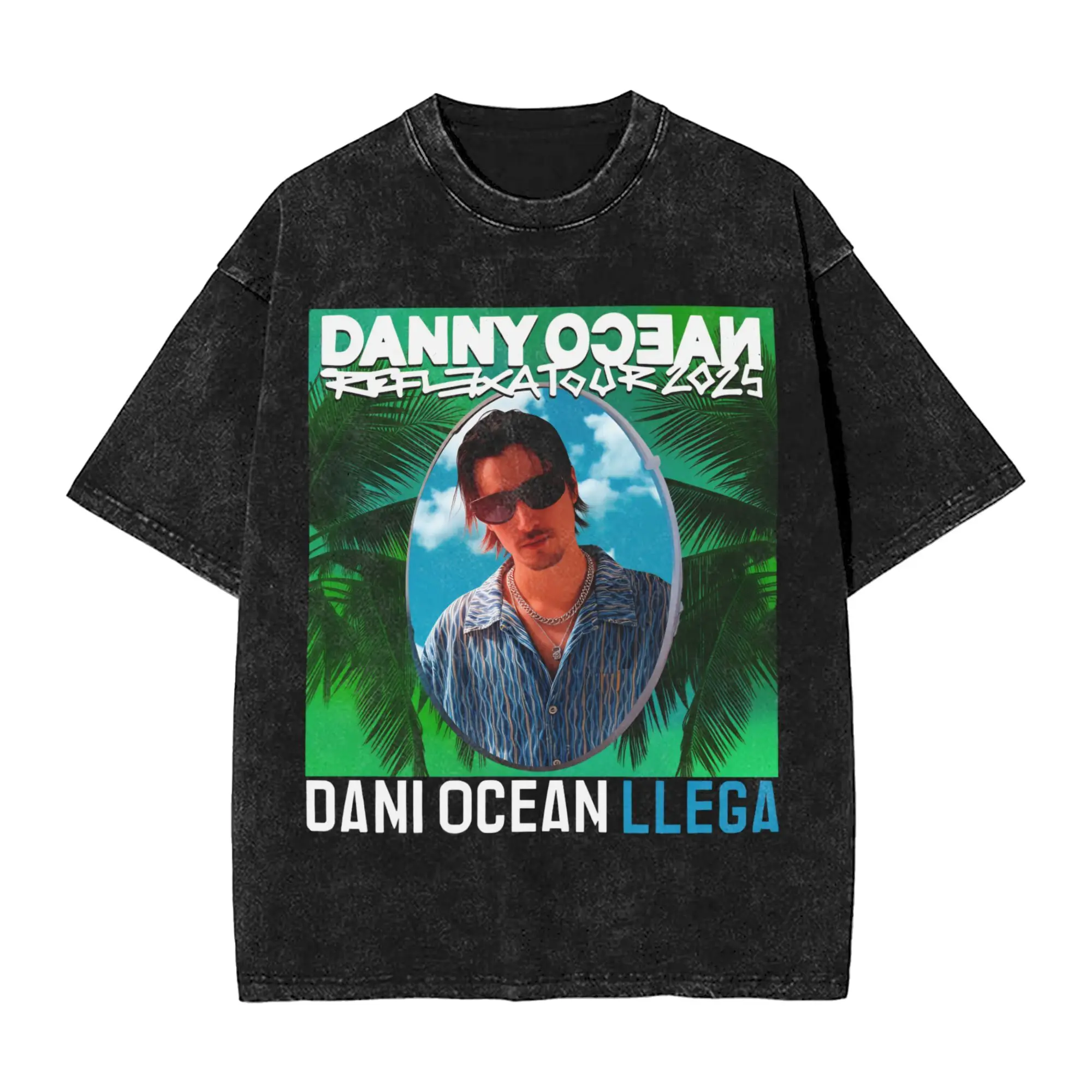 

Винтажные футболки Singer Danny Ocean для мужчин, с круглым вырезом, 100% хлопок, с эффектом потертости, с коротким рукавом, летняя одежда