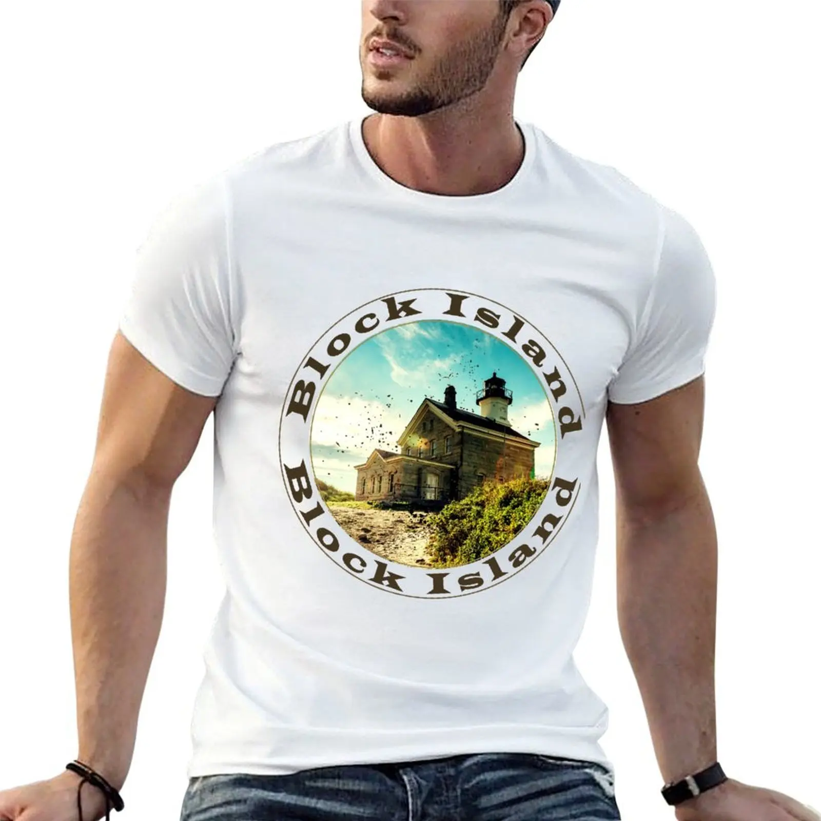 

Block Island New Shoreham T-Shirt man graphic t shirt t shirts for man graphic vintage T-Shirt