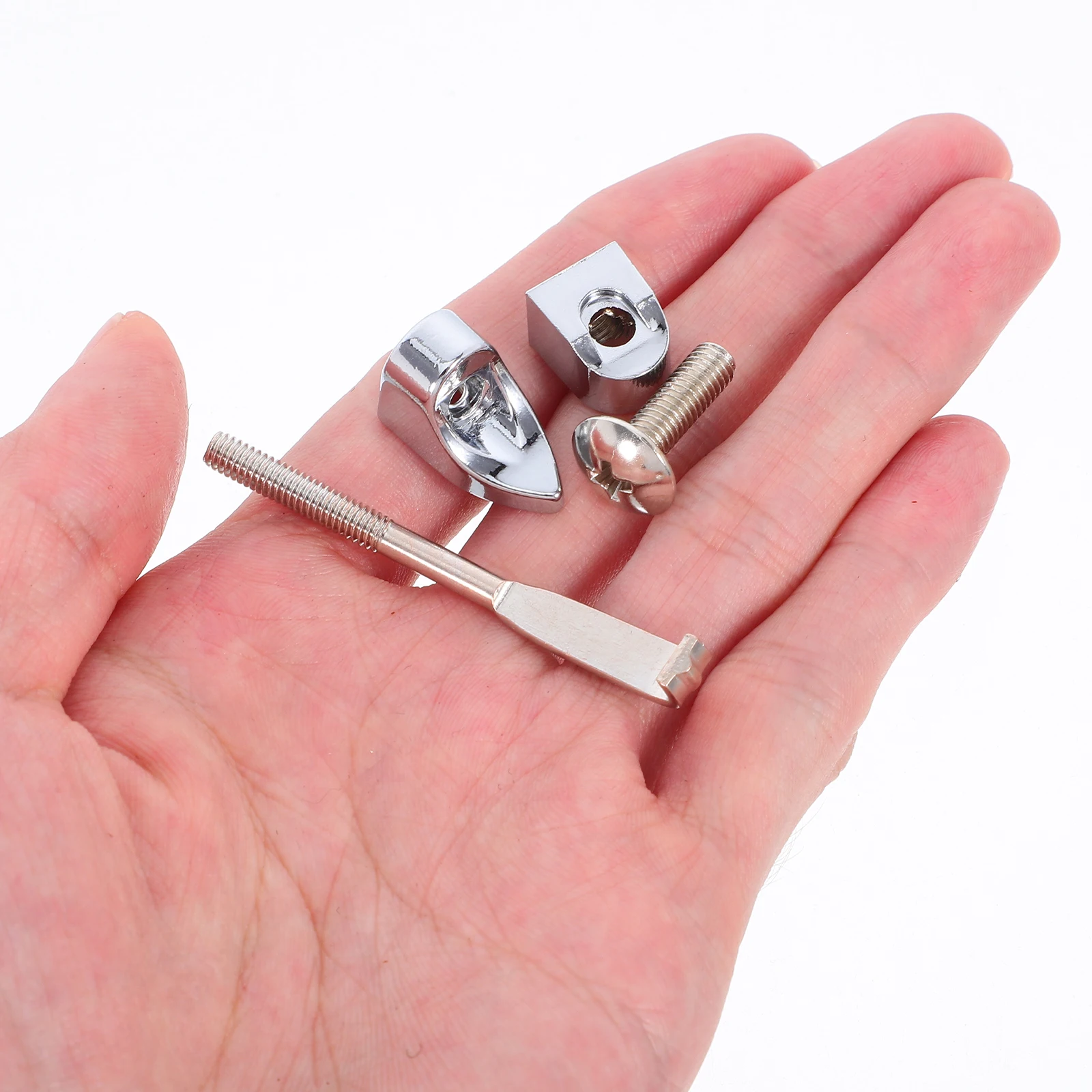 

4 Pcs Banjo Parts Bracket Shoe Hooks and Nuts Component Accessories Replacement Hardware Fasteners Musical Instrument
