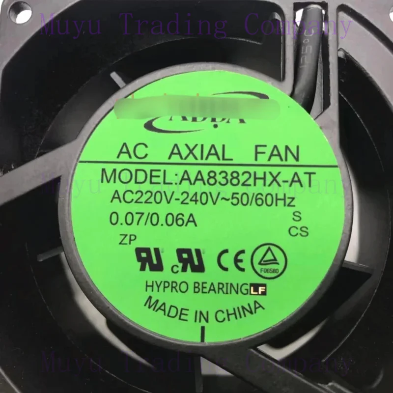 FOR ADDA AA8382HX-AT AC 220V 0.06A 80x80x38mm 2-Wire Server Cooling Fan