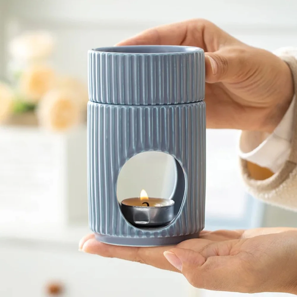 Minimalism Ceramic Insence Burner Firewood Aromatherapy Tray Room Aroma Diffuser Censer Incense Ash Plate Home Aroma Container