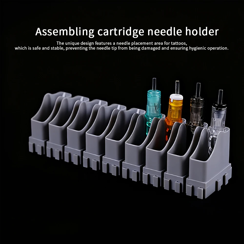 YILONG Multi-Spliced Ink Cup Tattoo Cartridge Holder ABS Tattoo Artist Desktop Storage Combinations Rack Tattoo Accessories