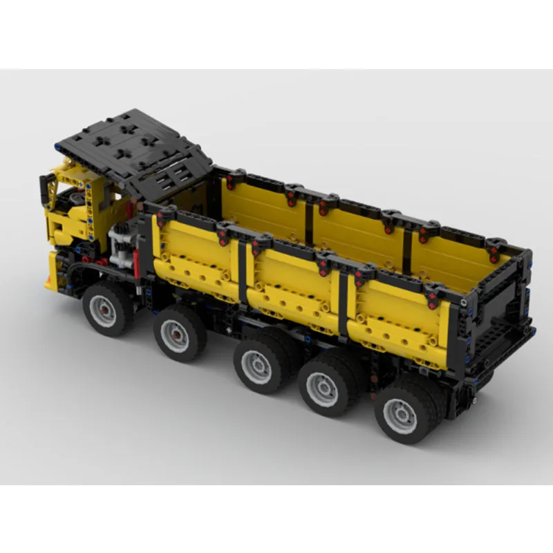 MOC-168584 جديد كلاسيكي شاحنة نقل البضائع بنة نموذج 1140 قطعة ، الأولاد الأطفال عيد ميلاد بناء الالعاب العملاقة هدية