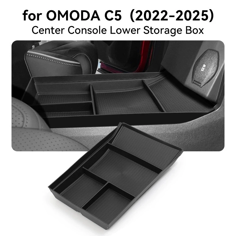 

For OMODA C5 EV 2024-2025 Car Armrest Storage Box Center Console Multifunctional Organizer Tray Car Interior Accessories