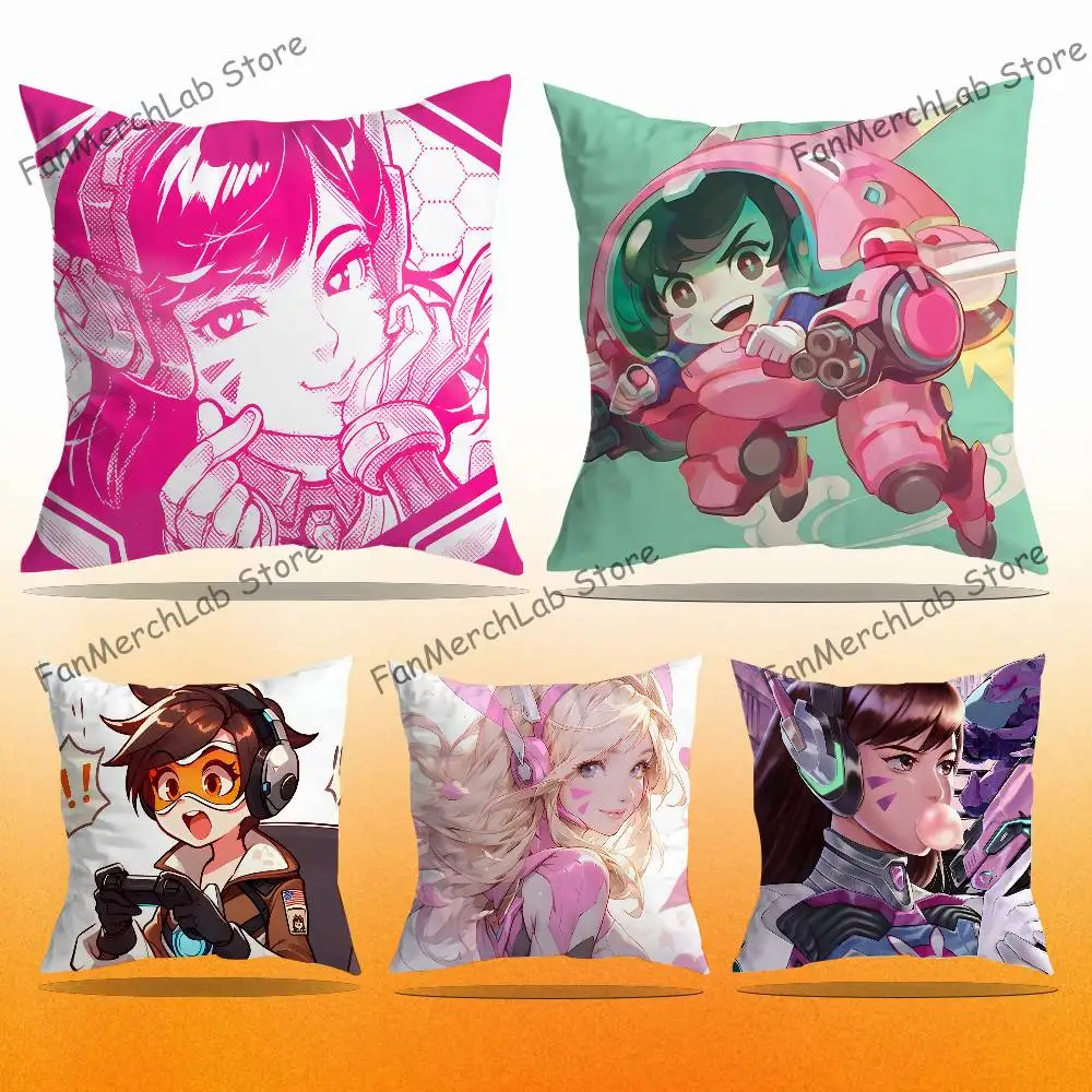 

Pop Game O-Overwatch-S Pillowcase Pillowslip Cushion Plush Boys Girls Cartoon Anime Kawaii Decoration Kids Birthday Cute Gifts