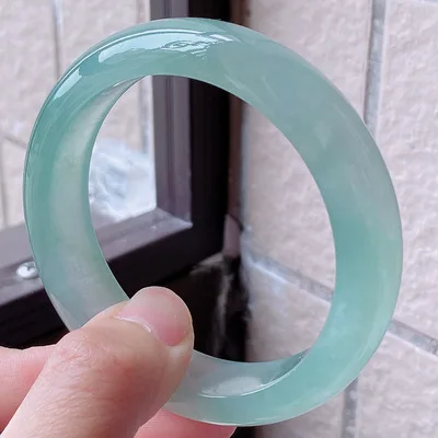 

Натуральный Синий резной круглый нефритовый браслет ручной работы модные ювелирные изделия из бутика мужской и женский браслет Изящные аксессуары для подарка девушке