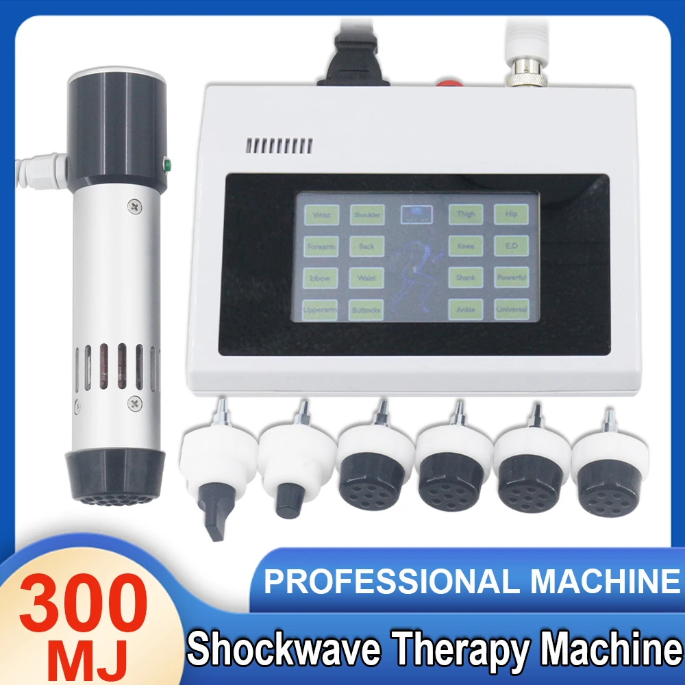 

300MJ Shockwave Therapy Machine For ED Treatment Shoulder Neck Pain Relief Relax Massage Household Physiotherapy Shock Wave