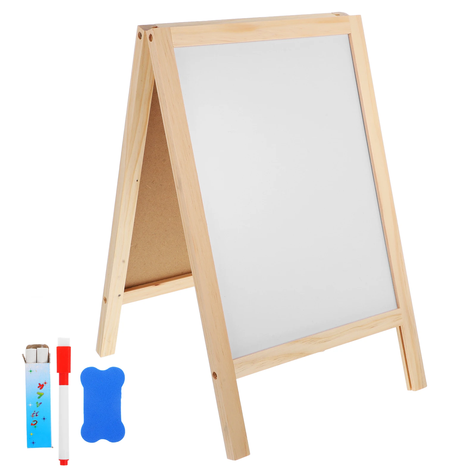 

Wooden Chalkboard Signs Mini Double-Sided Blackboard Tags For Wedding Memo Garden Decoration Hanging Message Board Note Menu