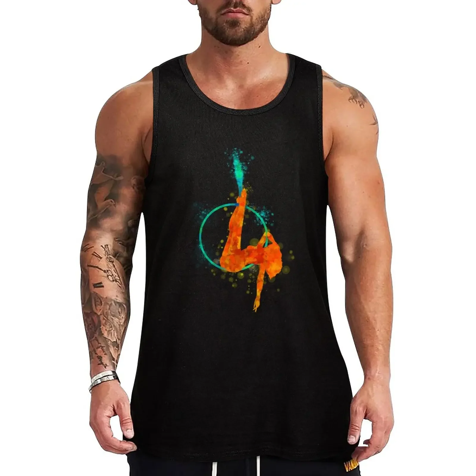 

New The Aerial Arts - Lyra Hoop Tank Top Vest male bodybuilding men clothes