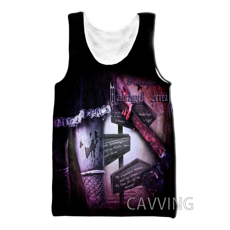 CAVVING 3D Printed Mandragora Scream Tank Tops Harajuku Vest  Summer Undershirt Shirts Streetwear for Men/women