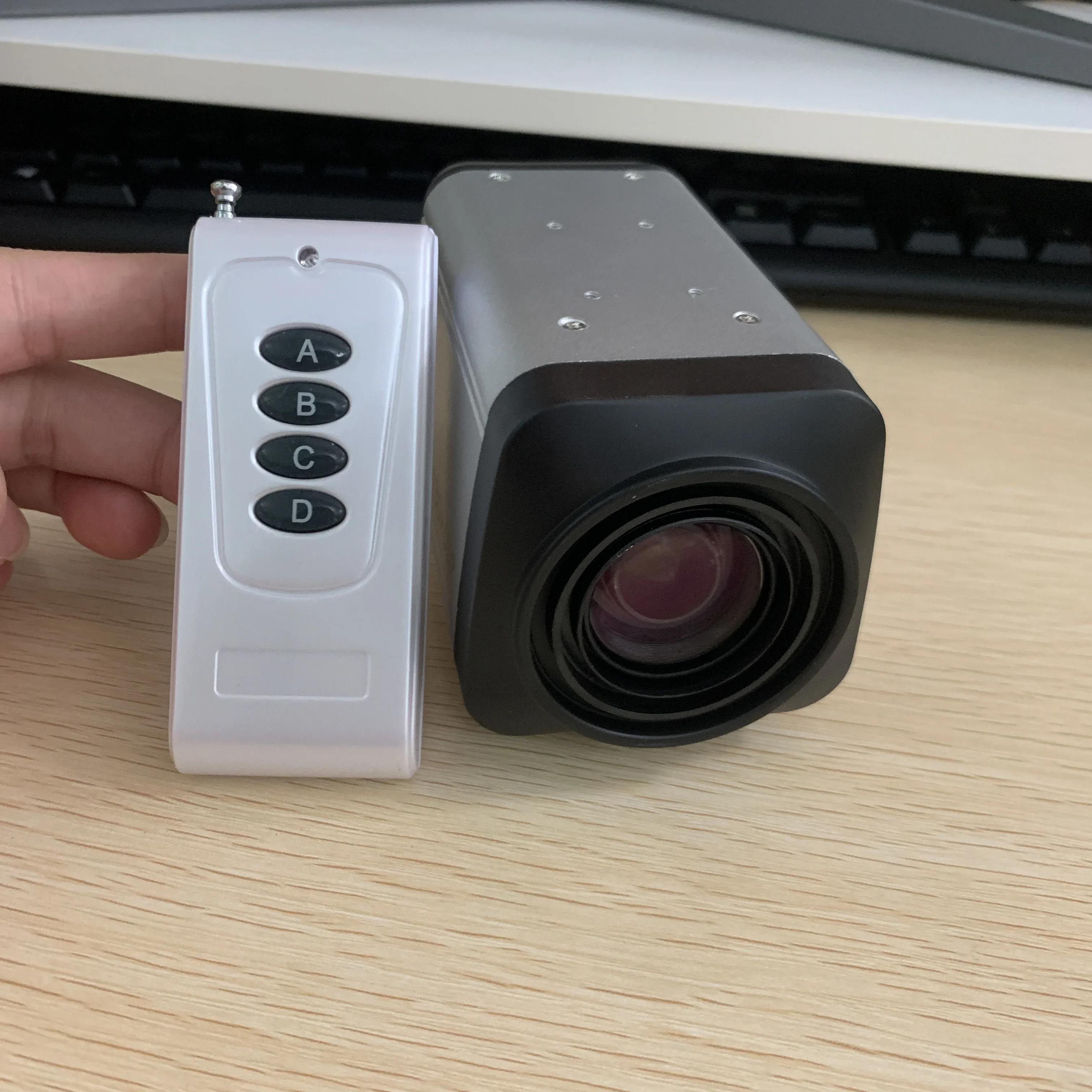Best Security CCTV Indoor 1080P HD 2MP 5MP Hybrid 4-in-1 AHD CVI TVI Analog Box Camera 36X Optical Zoom With Remote Control