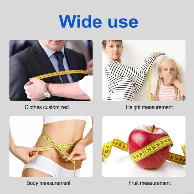 R1WB Băng mềm Đo 120 inch cho thước đo dài linh hoạt để may vải may