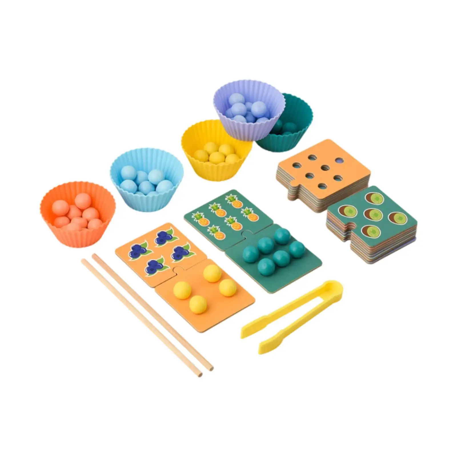 Zabawki do liczenia i sortowania kolorów Motoryka mała dla dzieci i niemowląt