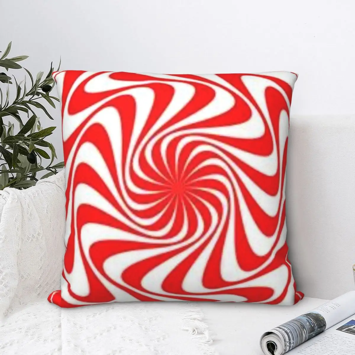 

Illusion5 Square Pillowcase Polyester Pillow Cover Velvet Cushion Decor Comfort Throw Pillow For Home Living Room