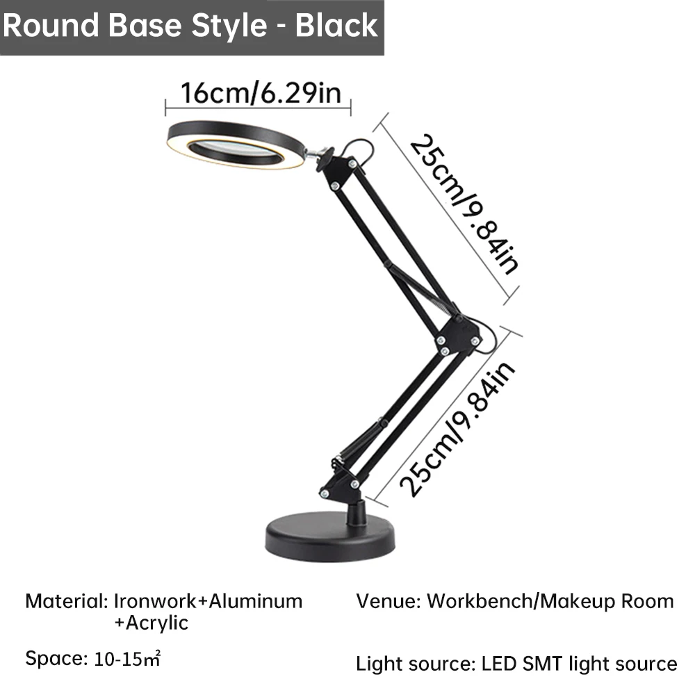 Loupe Shoescente à Lumière de Remplissage LED, pour Réparation de Soudage, Téléphone Portable, Précision, Démontage, Outils Auxiliaires