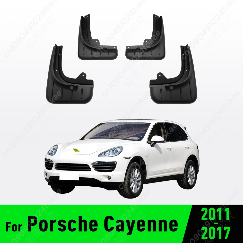 FOR High Quality Automobile Fender Mudguards Mud Flaps For Porsche Cayenne 92A 2nd Gen 2011 2012 2013 2014 2015 2016 2017