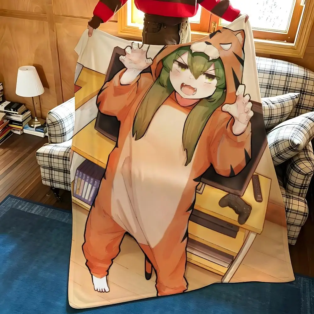 Anime M-My S-Senpai I-Is A-Annoying Throw Flannel Cozy Print Blanket, Portable, Durable  Machine Washable cute Cool