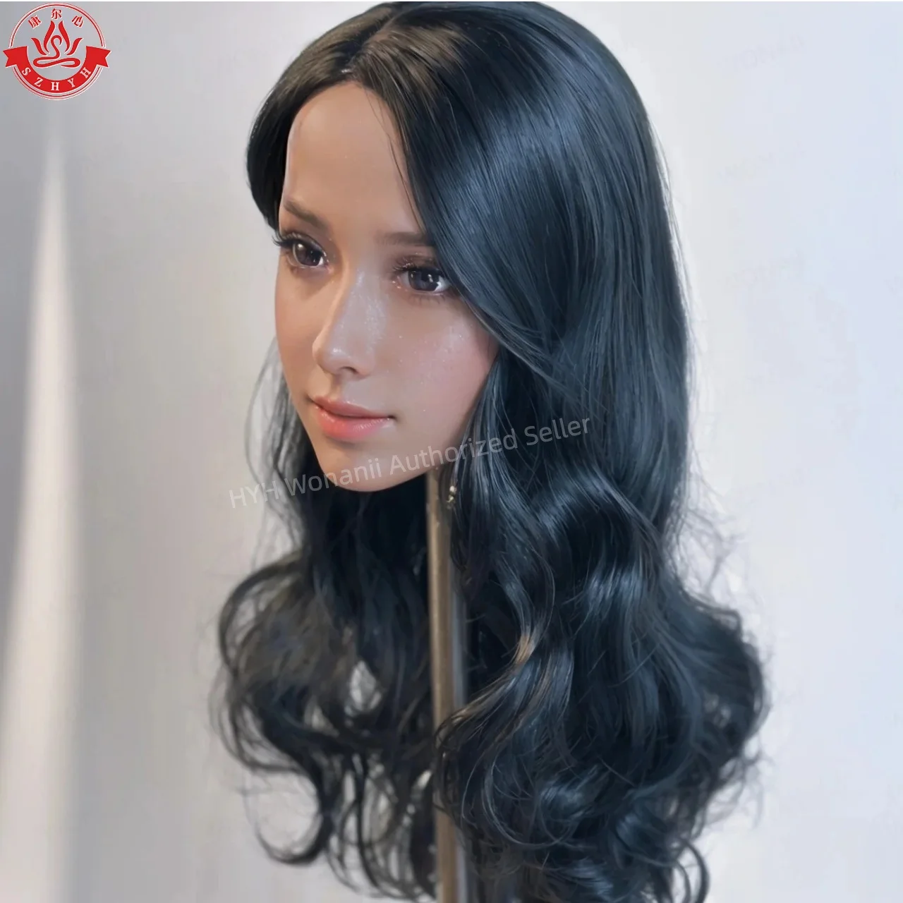 Oneani Food Grade TPE Big Head HYH-THB-KX-0009، واجهة M16، ممارسة مكياج مفتوحة الفم، تصميم تصفيفة الشعر، عرض المجوهرات