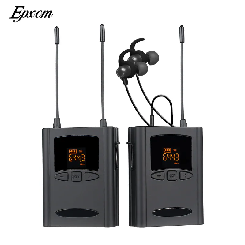 

EPXCMJT-203UHF Wireless In-Ear Monitor System Professional Digital Sound Stage Broadcast Sound Card Outdoor Transmitter Receiver