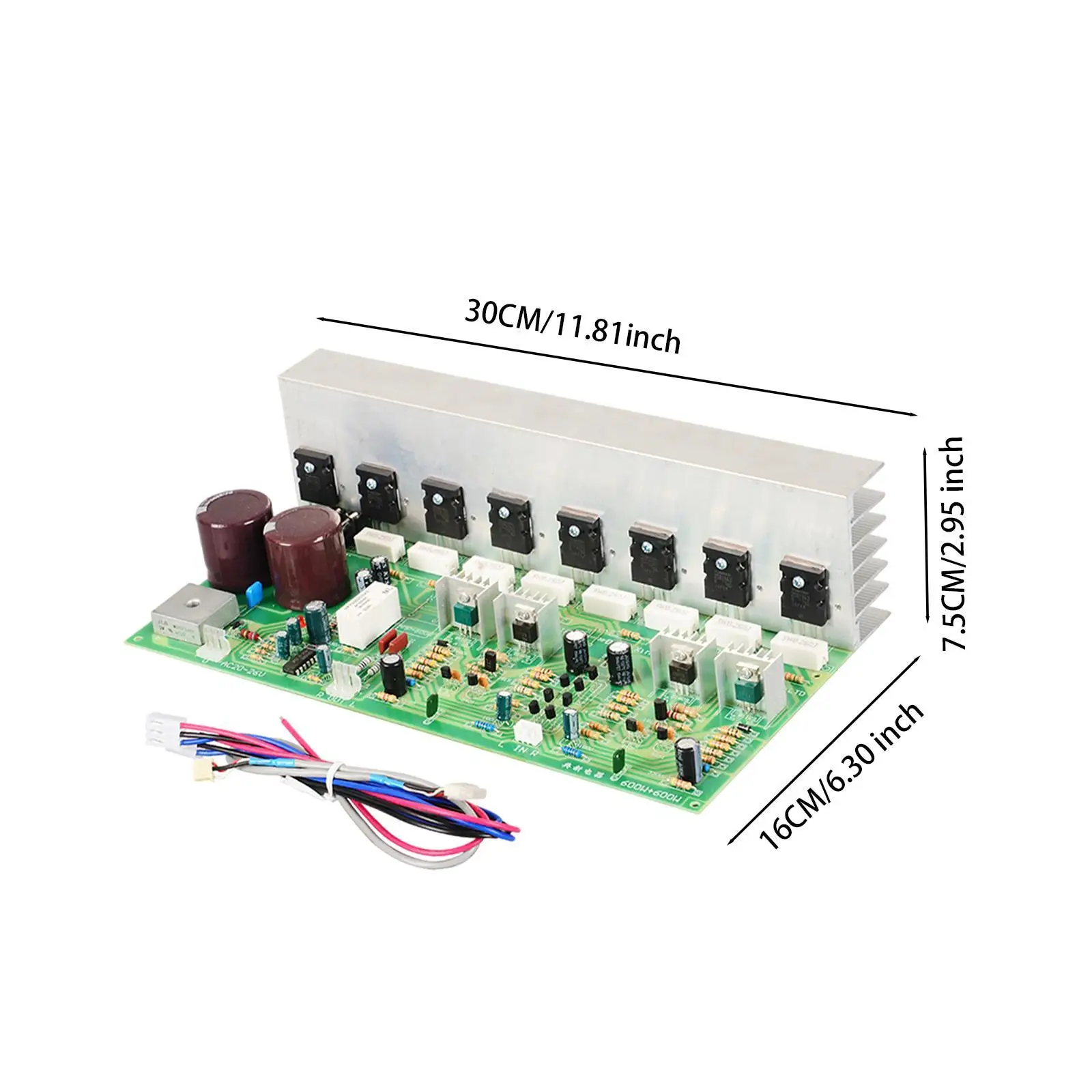 Amplifier Board Wear Resistant Practical Stable Performance High Power Single Channel Parts Amp Board for Party Home Audiophiles