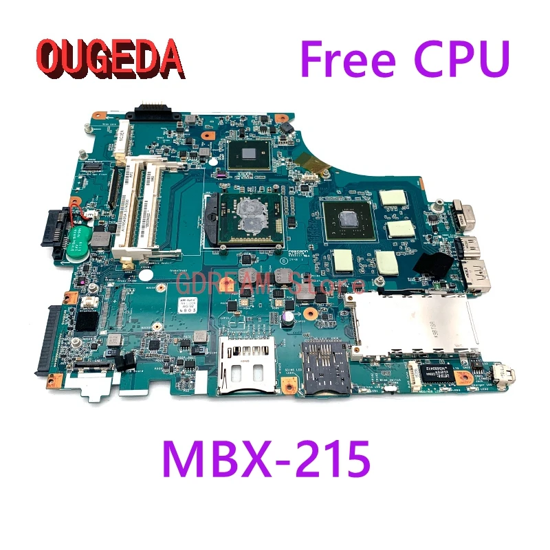 

OUGEDA A1765405A For Sony VPCF PCG-81114L Laptop Motherboard MBX-215 M930 1P-009BJ00-8012 GT330M 1GB Main Board full tested