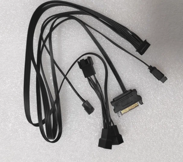 كابل موصل بديل ذو 9 دبابيس لنظام تبريد المياه للكمبيوتر الشخصي، سلك ملحق مبرد سائل