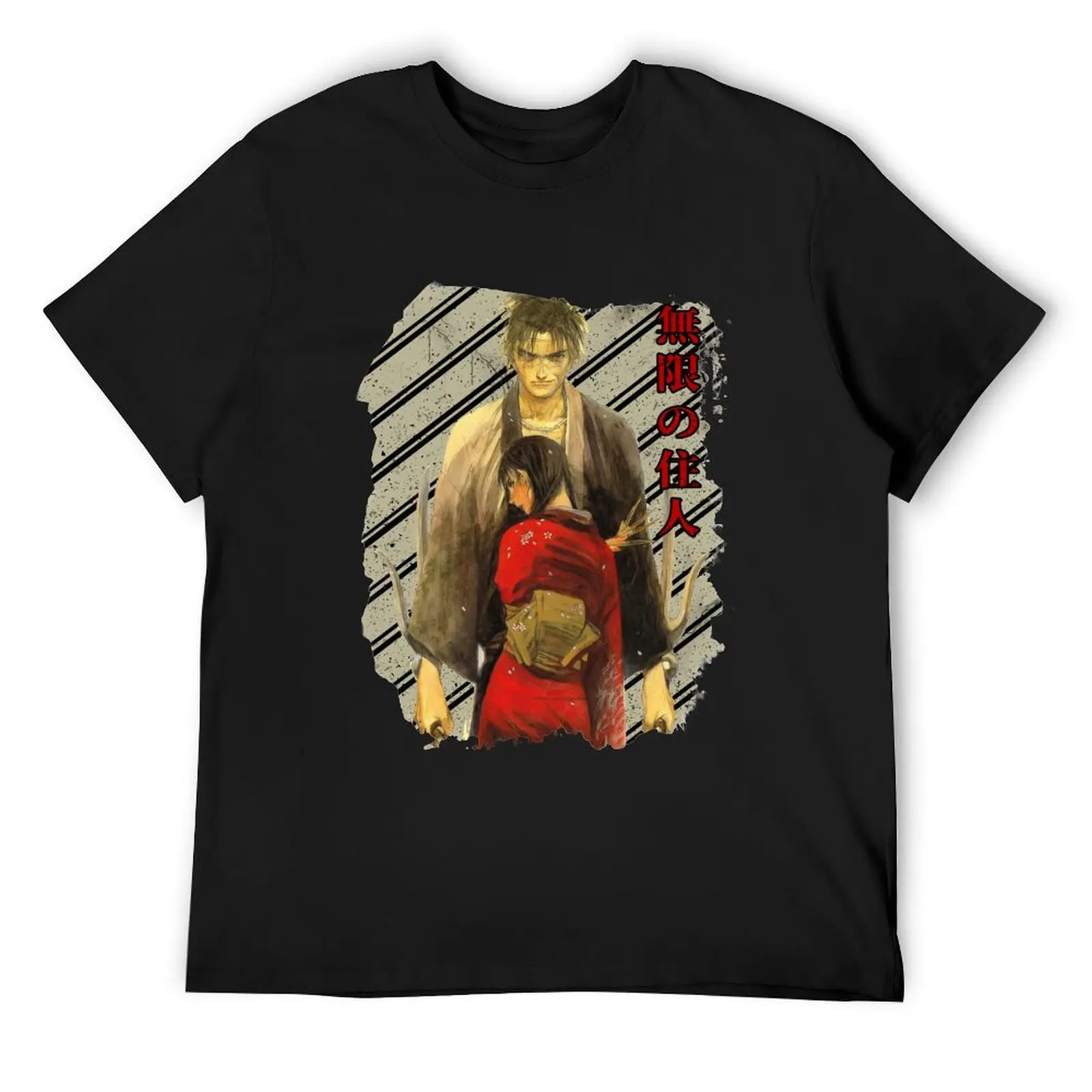 Blade Of The Immortal - Manji and Rin T-Shirt new edition graphic t shirt vintage cheap stuff big and tall t shirts for men