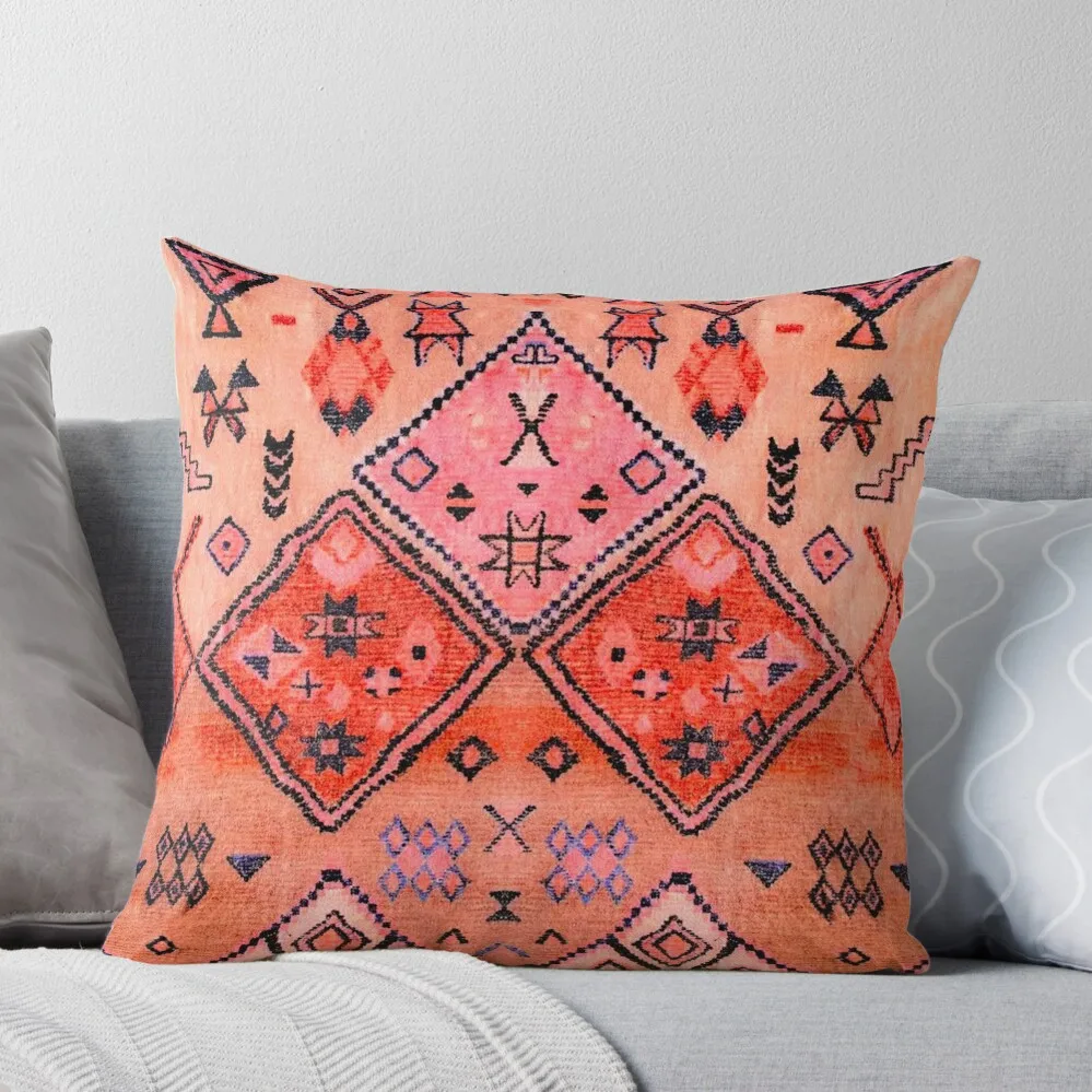 

Boho Farmhouse Stylish Oriental Traditional Moroccan Style Artwork Throw Pillow Christmas Pillowcase Sitting Cushion