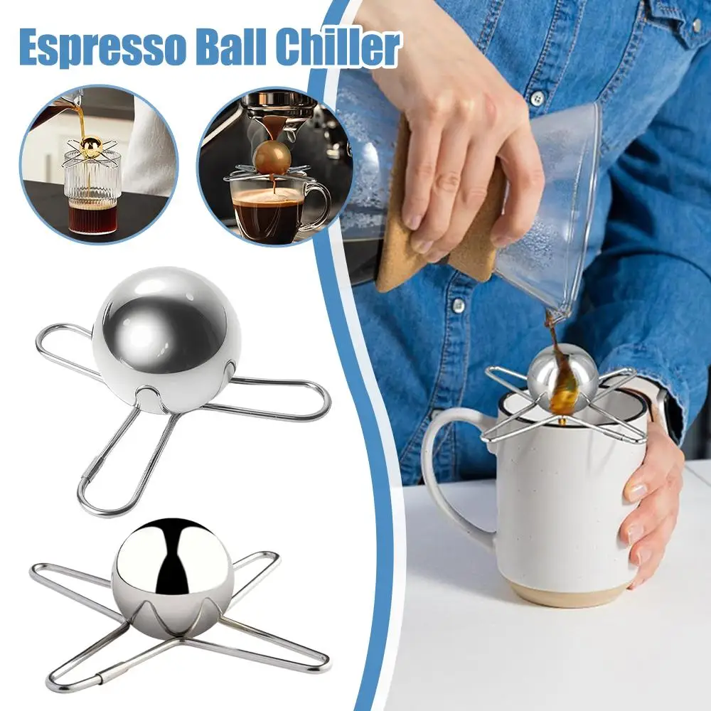 Dreifache/vier Gabeln, gefrorene Kugel für Espresso-Kaffee, wiederverwendbares, kühlendes Kaffee-Werkzeug, entsperren Sie echte Kaffeegeschmacksrichtungen für Whiskey-Cocktail