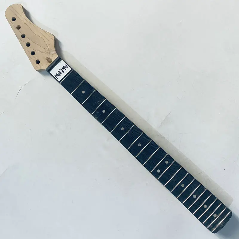 

MN290 Unfinished Right Hand ST Electric Guitar Neck Maple with Rosewood 22 Frets for DIY Replace Surface Damages and Dirty