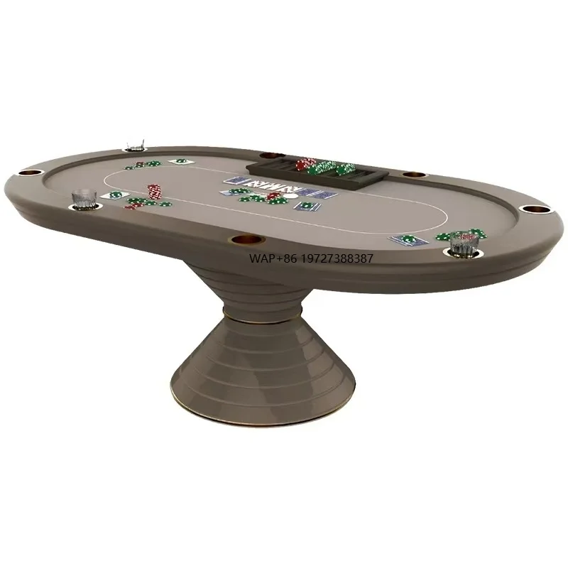 

Professional Portable Folding Texas Hold'em Wooden Playing Card Game Tabletop Entertainment Poker Table