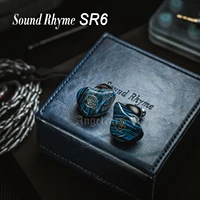 Sound Rhyme SR6 1DD + 2BA + 2PD + 1BC Driver, écouteurs intra-auriculaires multi-drivers avec transducteurs hybrides, écouteurs filaires avec câble interchangeable 2 en 1. 5