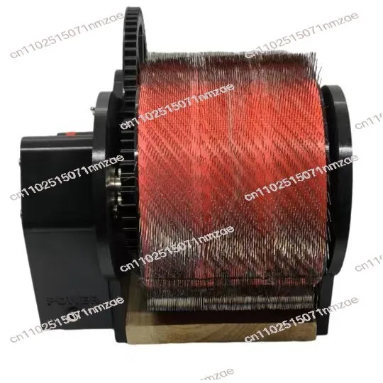 Electric Wool Carder Brush Carding Machine for Wool Felt Art Craft Handmade Tool Adjustable Speed Wide Voltage Input